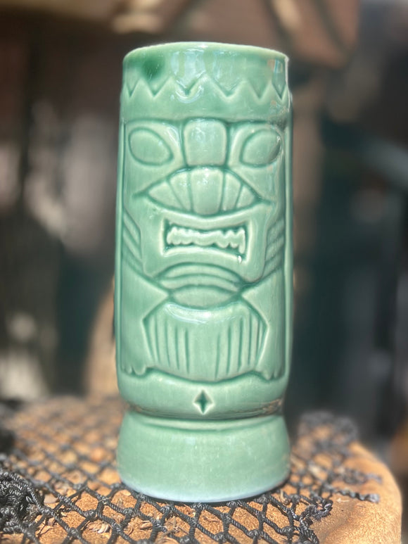 Green Tiki Mug