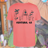 VenTiki Mask T-Shirt (Coral)